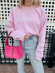 PROBABLY READING SJM EMBROIDERED CREWNECK